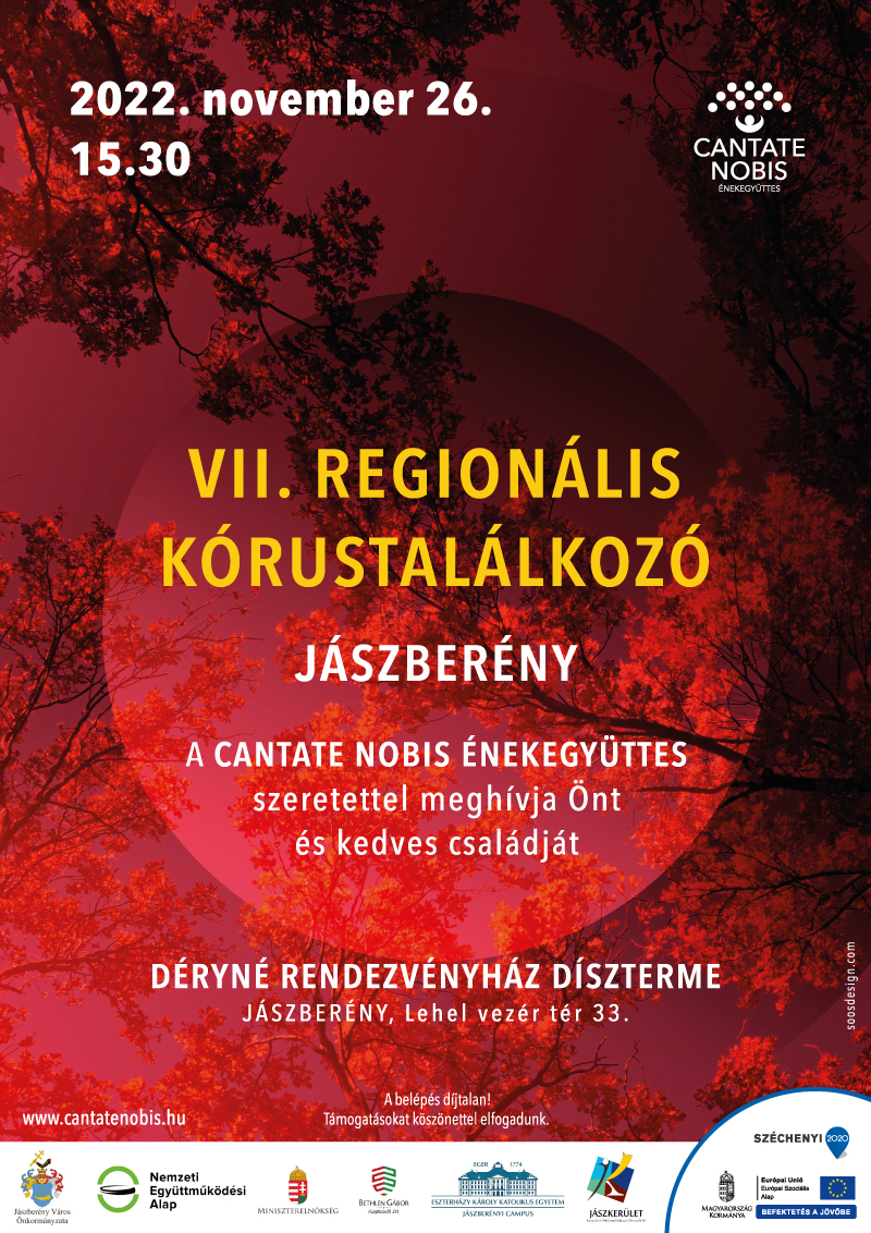 VII. Regionális Kórustalálkozó Jászberény Plakát