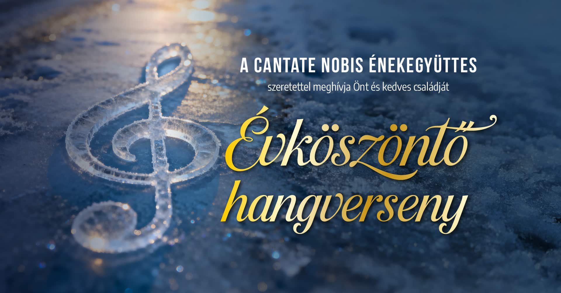 Cantate Nobis Énekegyüttes Évköszöntő Hangverseny
